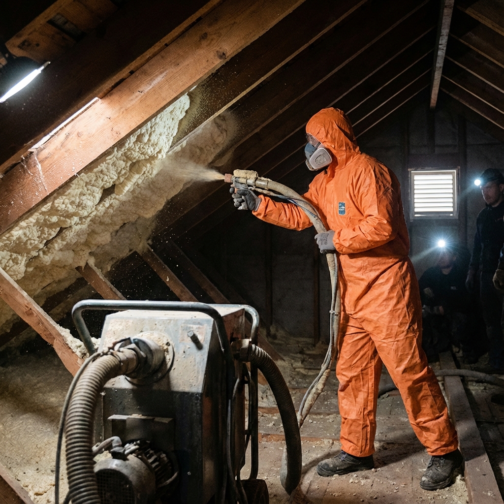 Insulation installation in Murrieta home