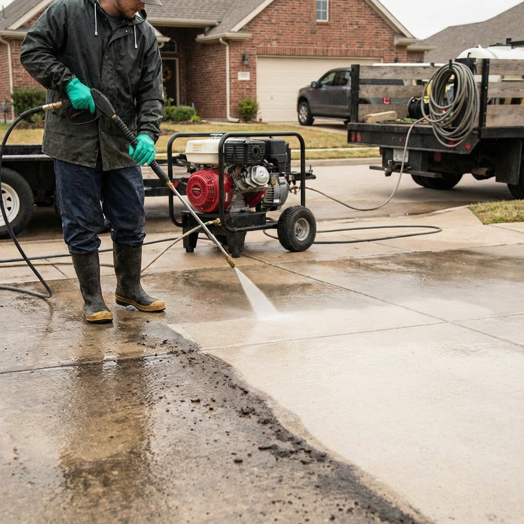 Pressure washing Long Beach